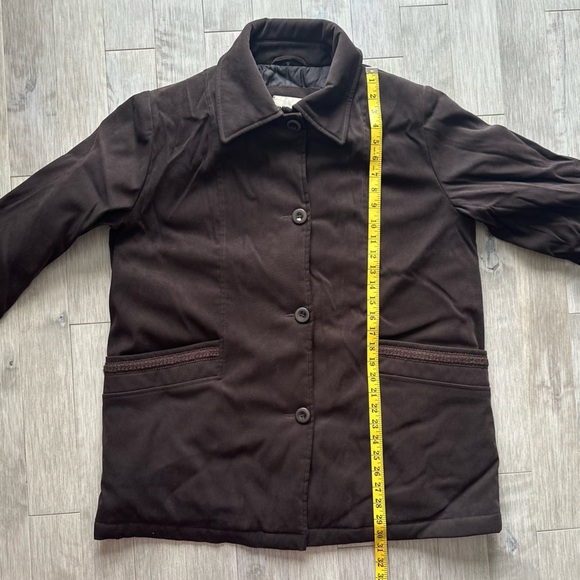 Vintage Tradition Corduroy‎ Faux Suede Chocolate Jacket Coat Large - Picture 5 of 12
